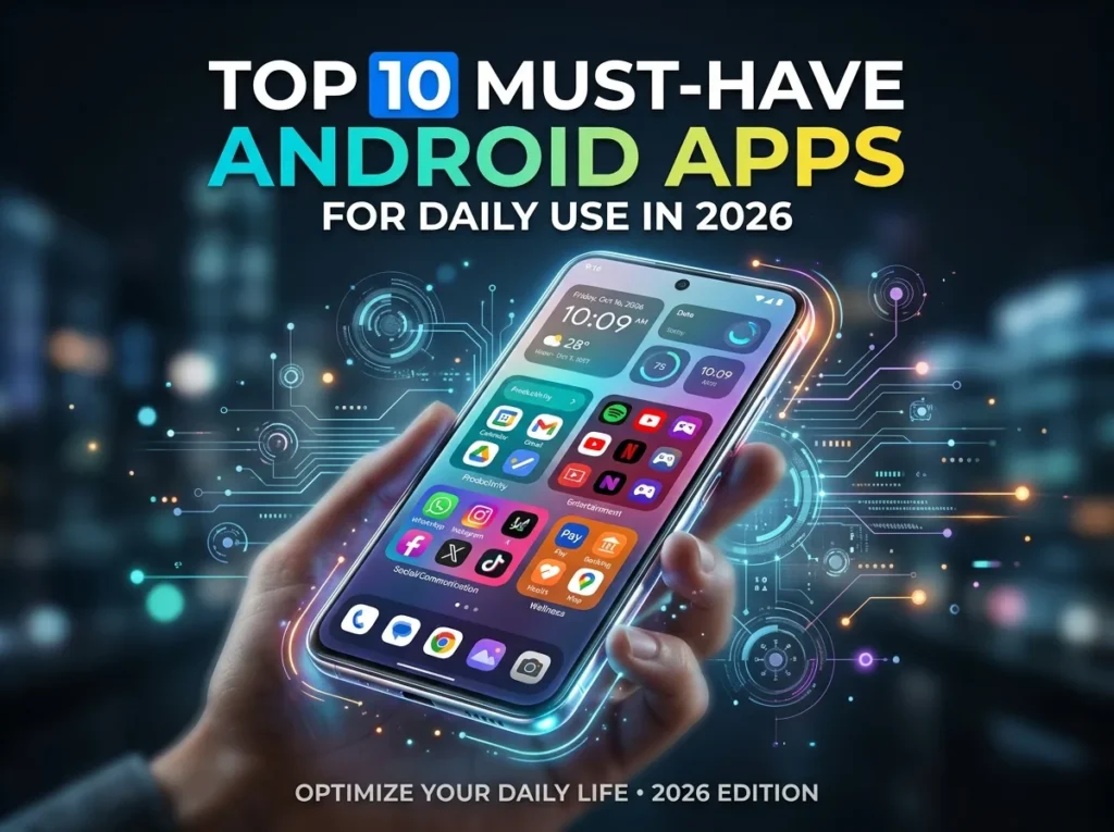 Top 10 Must-Have Android Apps for Daily Use in 2026